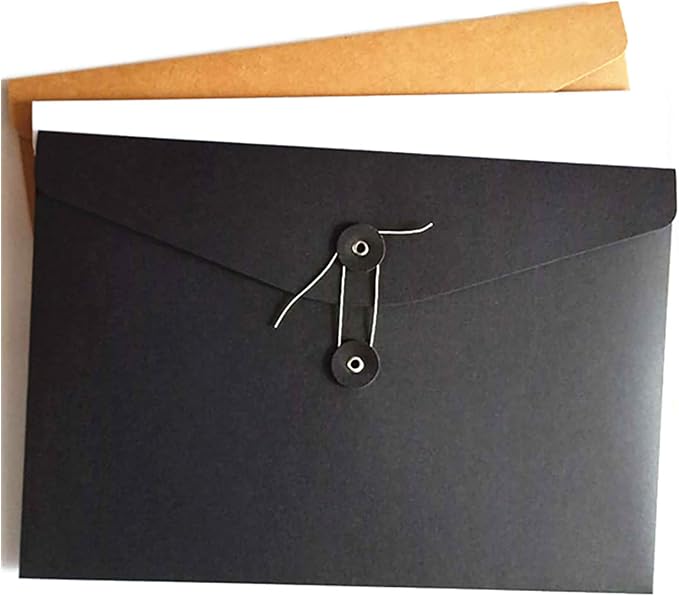 VANRA Kraft String Envelope File Folder Project Pockets File Jacket Document - Image 6
