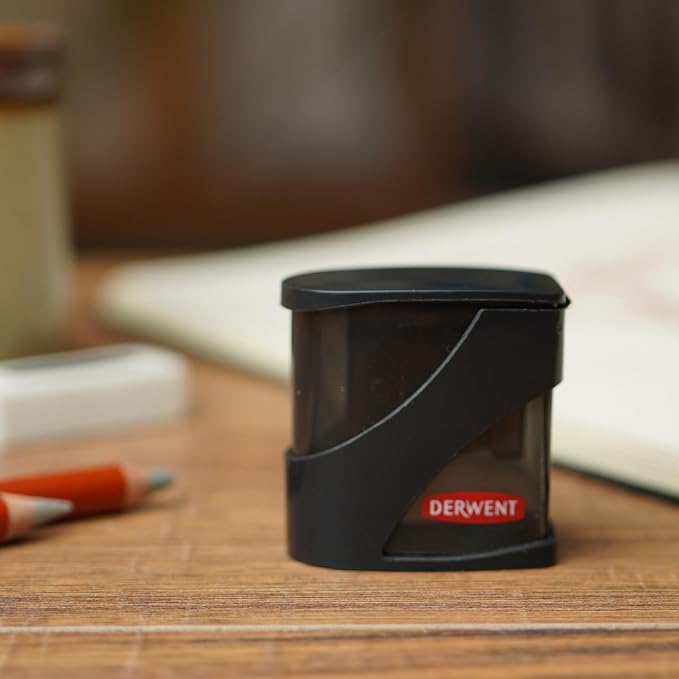 Derwent Twin Hole Pencil Sharpener, 11.5mm & 8.25mm - Image 8