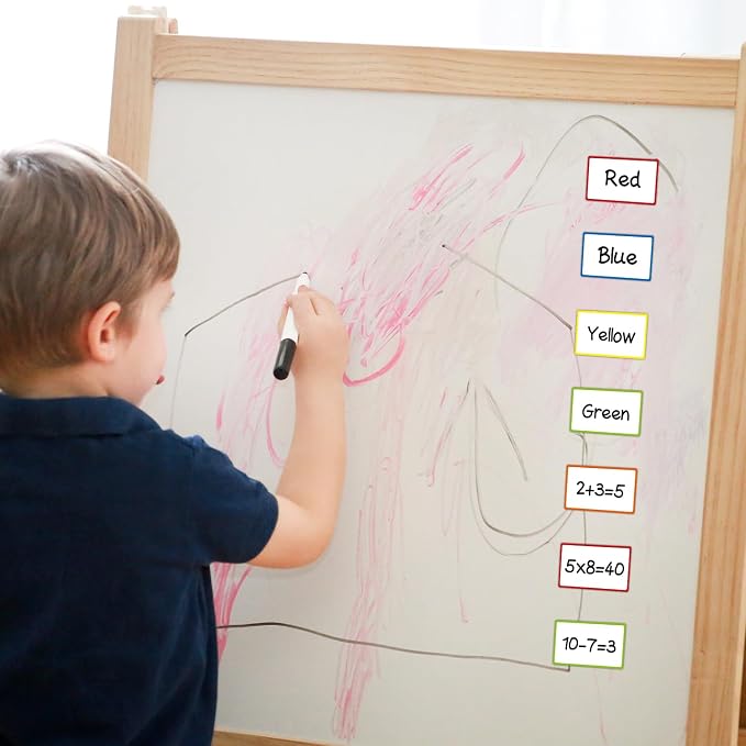 Dry Erase Magnetic Label 5x3 Inch Colored Border, 40 Pack, Reusable Magnetic - Image 8