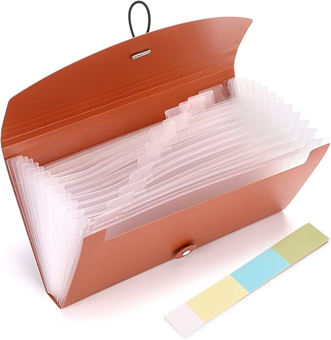 BTSKY Expanding File Folder -13 Pockets Small Accordion File Folder Expandable - Image 4