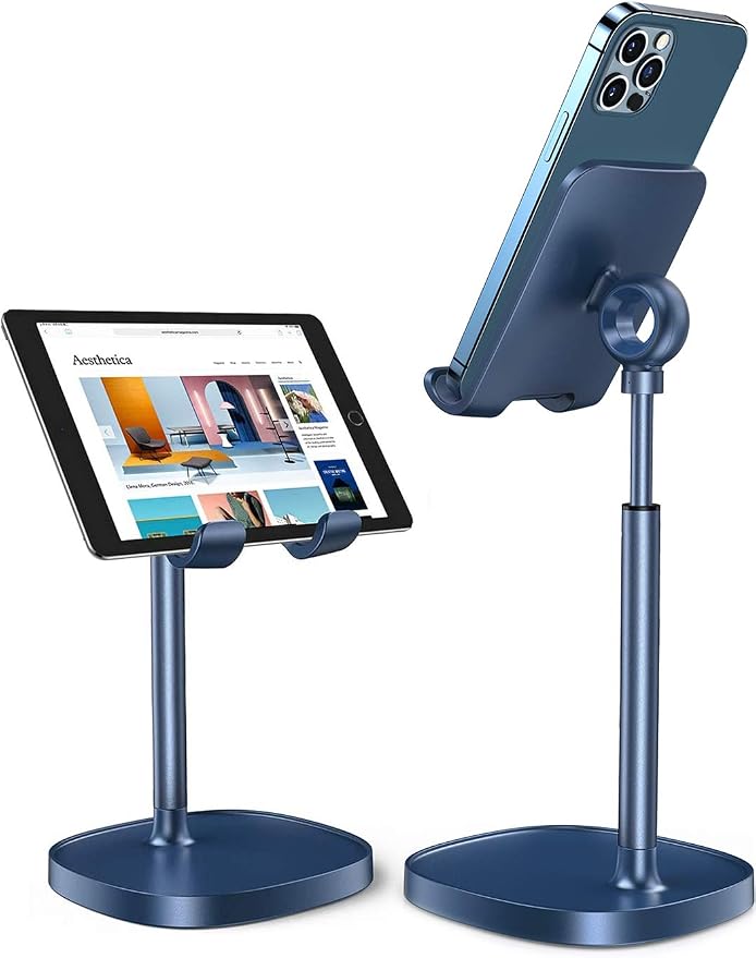 LISEN Cell Phone Stand, Angle Height Adjustable Stable Cell Phone Stand by Lisen