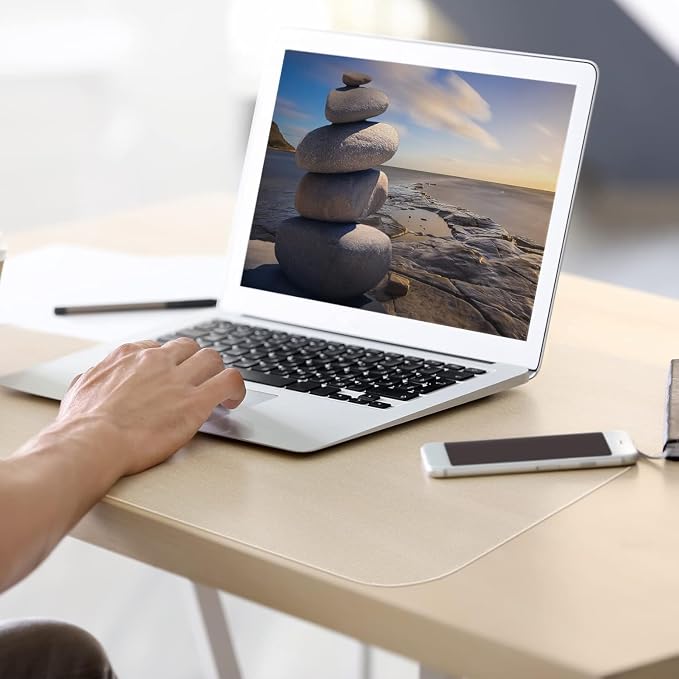 NATRKE Clear Desk Mat Pad, 35.4"x15.7" Large Transparent Computer Desk Mat - Image 9
