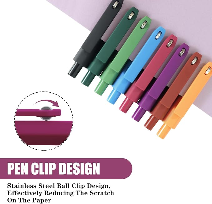 Vitoler Black Ink Gel Pens, For Teachers, For Nurses, Quick dry, Liquid Ink - Image 2