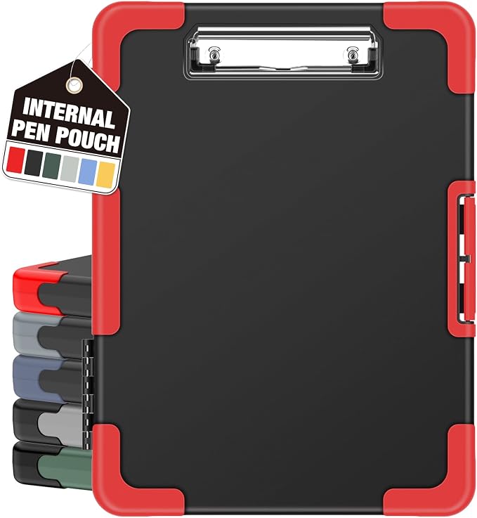 Sooez Toughest Clipboard with Storage, Internal Pen Pouch Included, Letter/ A4 by Sooez