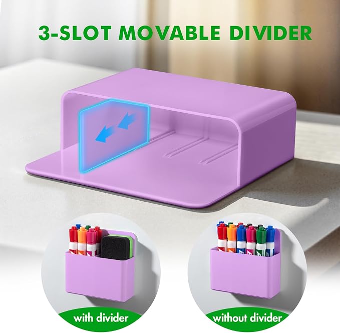 2 Pcs Magnetic Dry Erase Marker Holder - Image 3