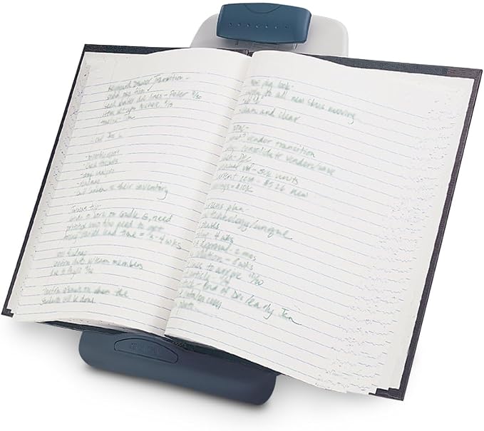 Kensington Insight Adjustable Book Copyholder, 50 Sheet Capacity, Midnight - Image 2