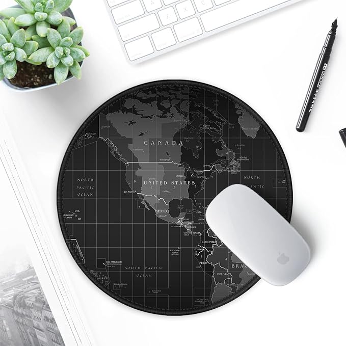 ITNRSIIET Round Mouse Pad with Stitched Edge Premium-Textured Waterproof - Image 7