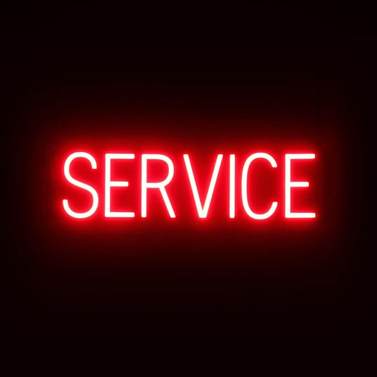 SpellBrite SERVICE Sign | Directional Sign by SpellBrite