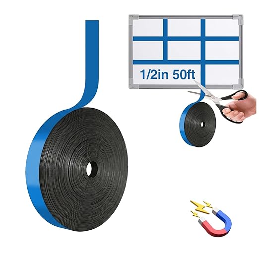 CHUNNIAO Blue Magnetic Whiteboard Tape by CHUNNIAOUSMARKET