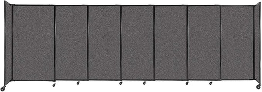 Versare Straightwall Sliding Portable Wall Partition | Freestanding Office by VERSARE