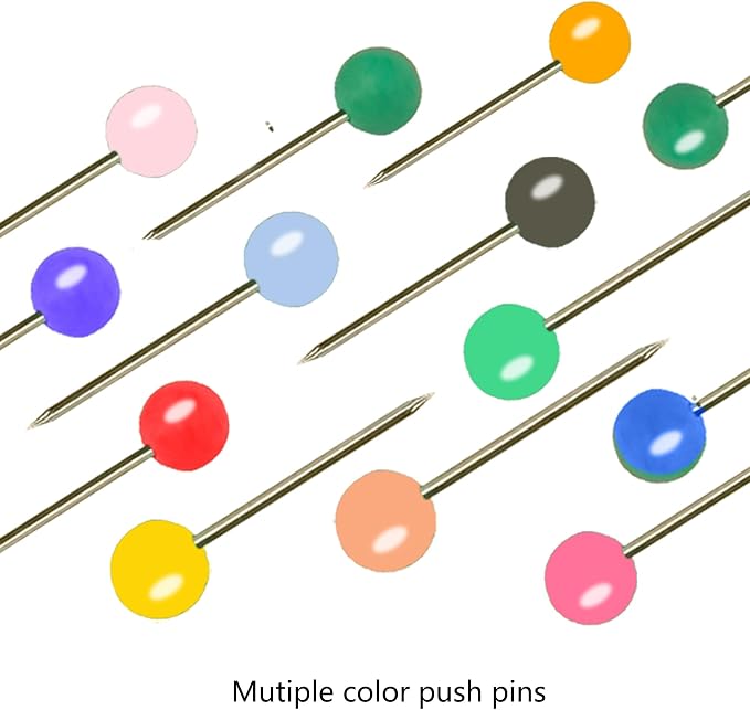 600 PCS Push Pins Map Tacks, 10 Assorted Colors in Reconfigurable Containers - Image 7