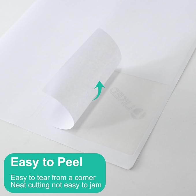 L LIKED 3-1/3" x 4" Shipping Labels 30 Sheets, Total 180 Printable White - Image 5