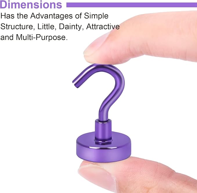 DIYMAG Magnetic Hooks, 30Lbs Strong Heavy Duty Cruise Magnet S-Hook - Image 5