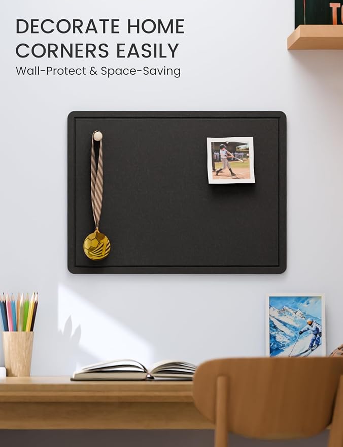 Fluxynara Bulletin Board, 23.6" x 17.5" Cork Board Alternative - Image 4