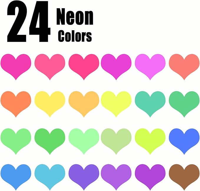 Neon Gel Pens for Coloring Book,72 Color Gel Pens Set including 24 Color Gel Pen with 48 Refills,40% More Ink Colored Gel Pens for Drawing, Doodling, Scrapbook, Journaling-DeskLoop Office