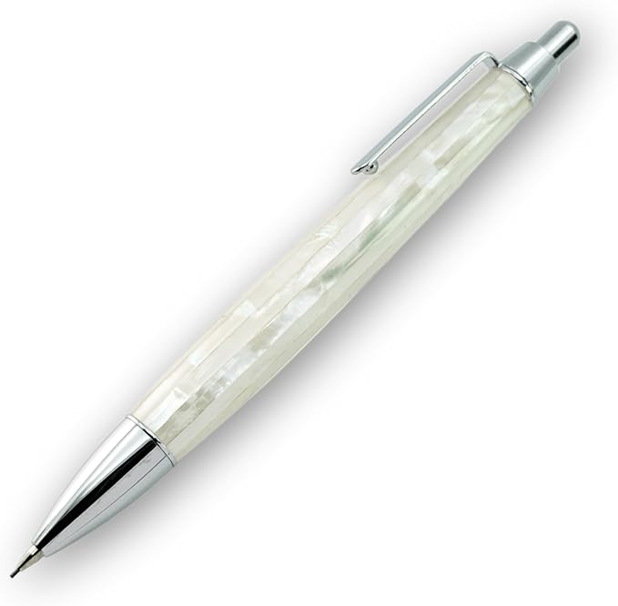 LACHIEVA LUX Mother of Pearl Mechanical Pencil 0.7mm, Elegant Metal Pencil by LACHIEVALUX
