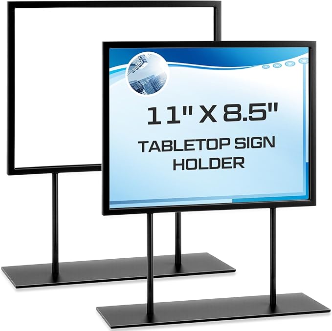 Zhengmy 2 Pcs Tabletop Sign Holder by Zhengmy