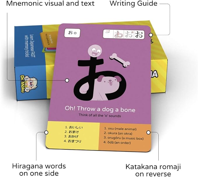 Dr. Moku's Hiragana & Katakana Flash Cards - Image 2