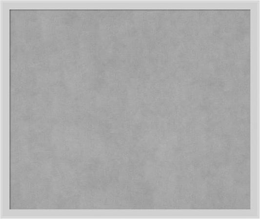 Amanti Art Silver Framed Magnetic Board 21x25 Medium Vision Board by AmantiArt