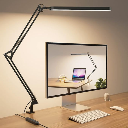 SKYLEO Desk Lamp for Home Office, Eye Comfortable LED Desk Light for Long Hours by SKYLEO