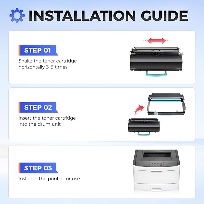 E260X22G Imaging Unit (Not Toner) High Yield Replacement for Lexmark E260X22G Drum Unit Compatible with E260 E360 E460 E462 E260d E260dn E260dt E260dtn E360d E360dn E460d E460dw E462dtn Laser Printer-DeskLoop Office