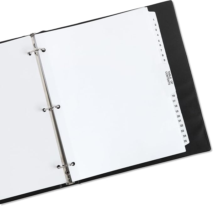 Blue Summit 1-50 Numbered Dividers - Image 2