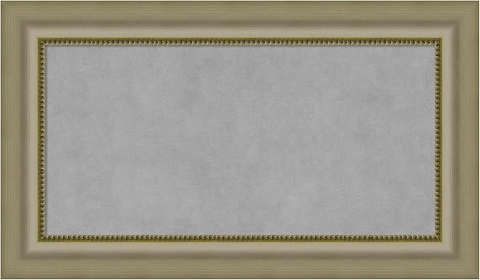 Amanti Art Silver Framed Magnetic Board 17x29 Small Vision Board by AmantiArt