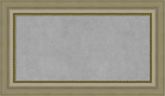Amanti Art Silver Framed Magnetic Board 17x29 Small Vision Board by AmantiArt