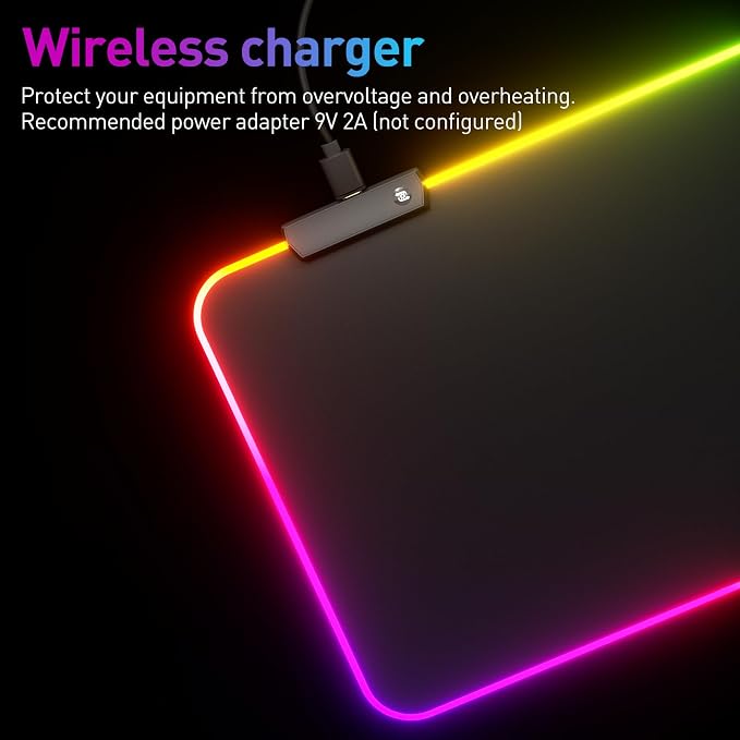 RGB Mousepad Led Mouse Pad, Large Mouse Pad, Led and Big Mouse mat - Image 5