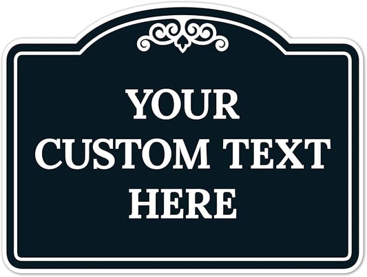Custom Decorative Sign, Personalized Metal Sign by SigoSigns