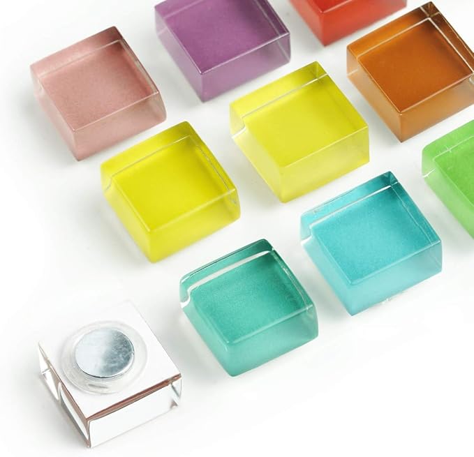 Mymazn 48 Pack Glass Refrigerator Magnets - Image 2