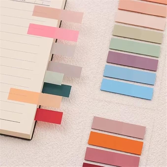 200 Pcs Sticky Index Tabs, Writable and Repositionable Book Flags Tabs Strip - Image 5