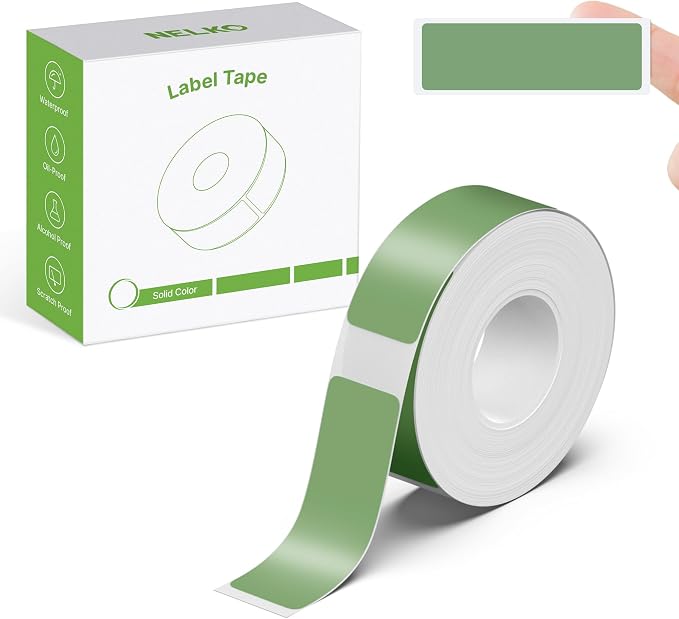 Nelko Genuine P21 Label Maker Tape, Adapted Label Print Paper, Standard by NELKO
