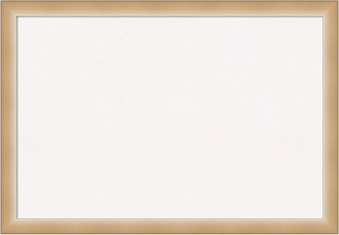 Amanti Art White Cork Board for Wall, 27x39 Vision Board with Gold Frame, Large Corkboard Office Decor for Home Organization, Modern Contemporary Corkboard Pinboard to display items for home-DeskLoop Office