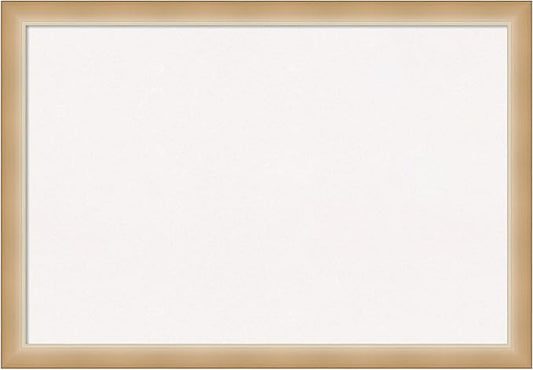 Amanti Art White Cork Board for Wall, 27x39 Vision Board with Gold Frame, Large Corkboard Office Decor for Home Organization, Modern Contemporary Corkboard Pinboard to display items for home-DeskLoop Office