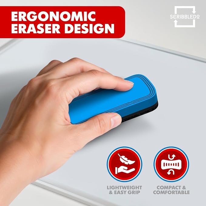 SCRIBBLEDO Magnetic Dry Erase Eraser White Board Eraser - Image 4