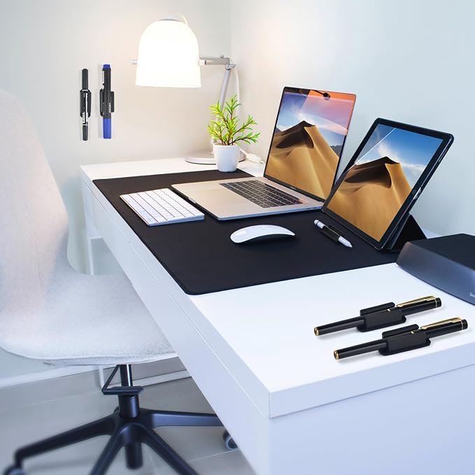 20 Pack Adhesive Silicone Pen Holders, Clipboards, Classroom And Office; - Image 2