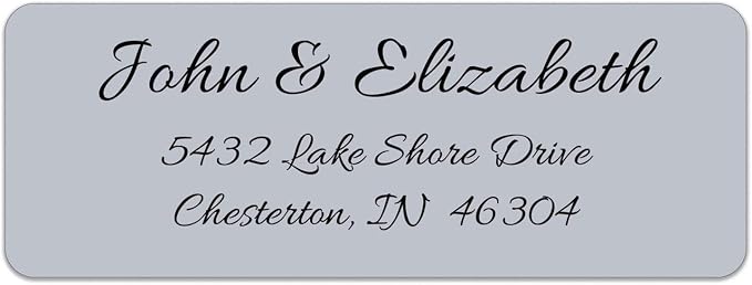 Personalized Return Address Labels by Unknown