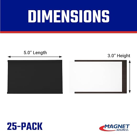 Master Magnetics Heavy-Duty Magnetic Labels - Image 2