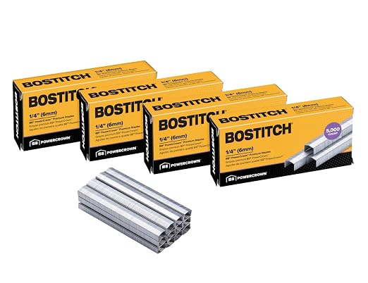 Bostitch Office B8 PowerCrown 0.25 Inch Staples, 000 Staples by BostitchOfficeProducts