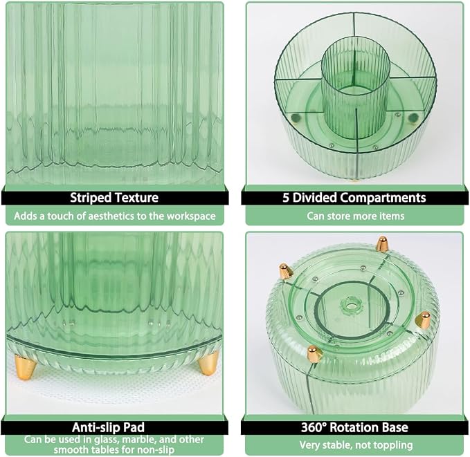 SKYDUE Rotating Pencil Pen Holder, Pen Organizer - Image 6