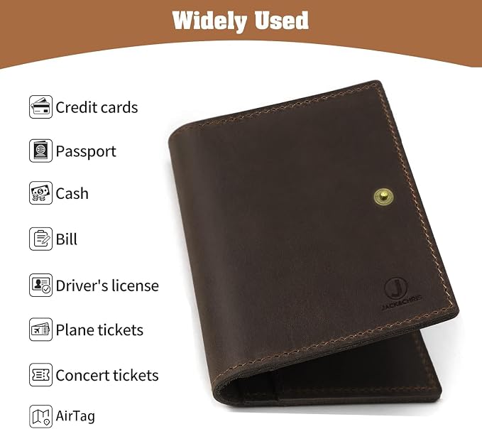 Jack&Chris Genuine Leather Passport Holder - Image 5