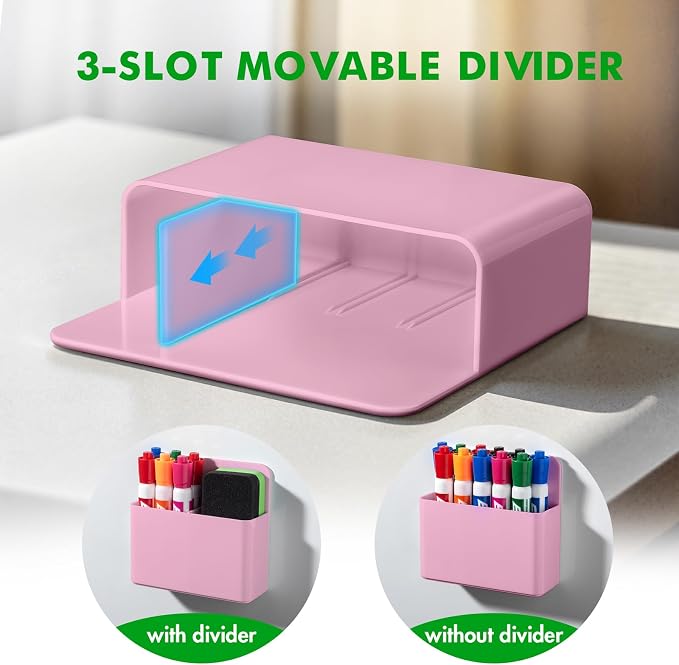 2 Pcs Magnetic Dry Erase Marker Holder - Image 3