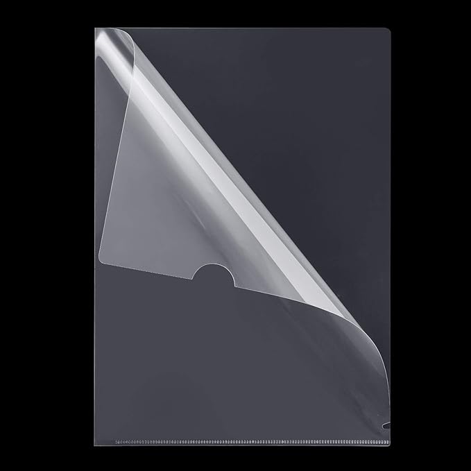 WOT I 48 Pack Plastic Clear Document Folders - Image 4