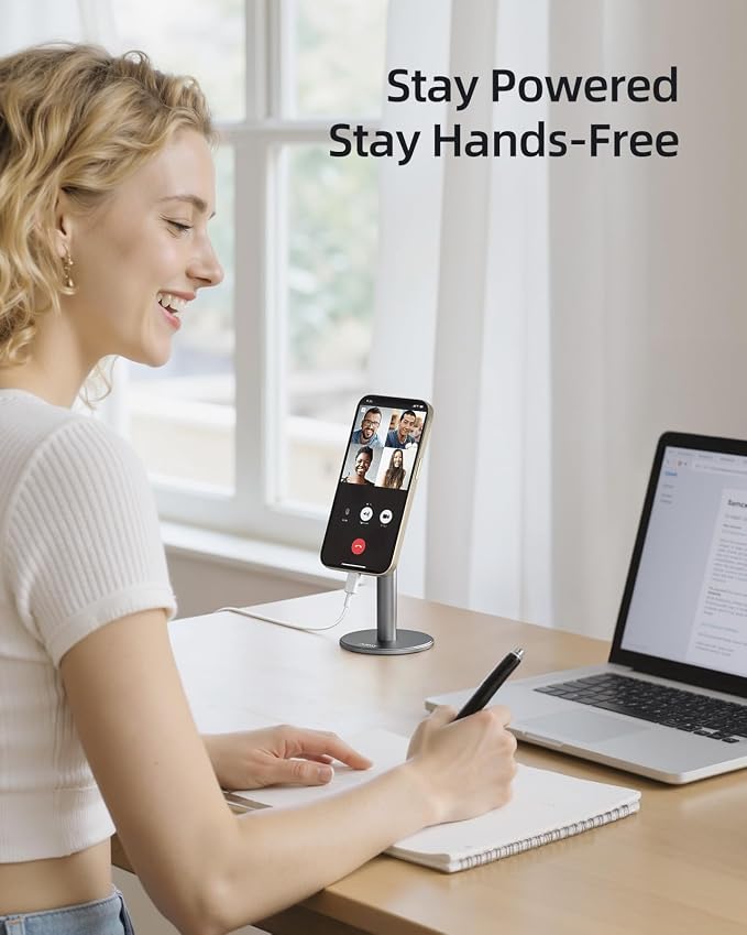 Nulaxy Magnetic Full Aluminum Cell Phone Stand - Image 7
