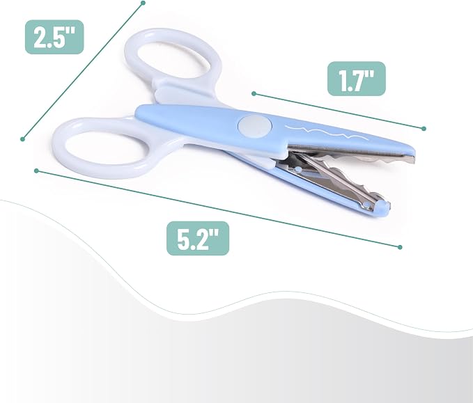 Mr. Pen- Craft Scissors Decorative Edge, 6 Pack, Rainbow | Zig Zag Scissors - Image 3