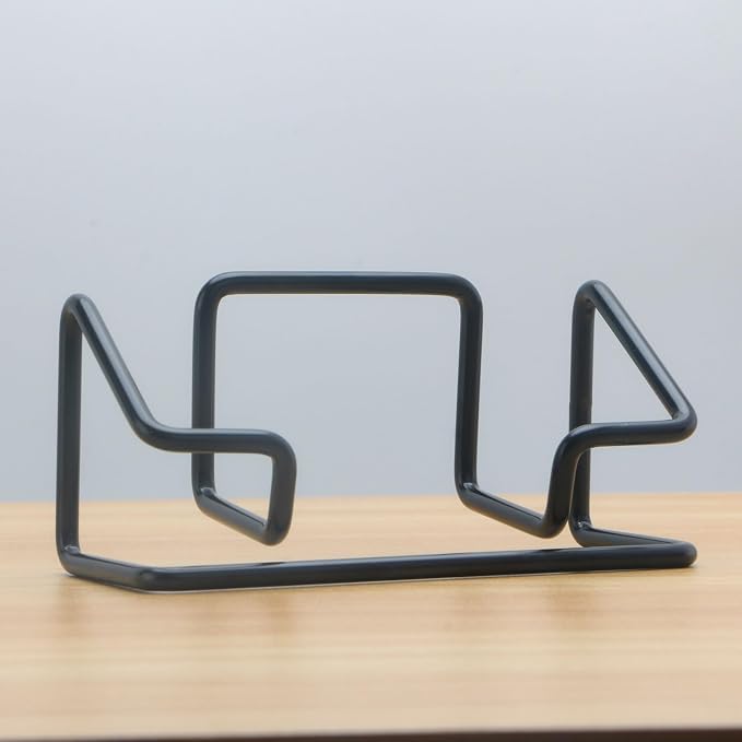2 Pack Business Metal Business Card Holder office decor Card Holder Desk Display - Image 4