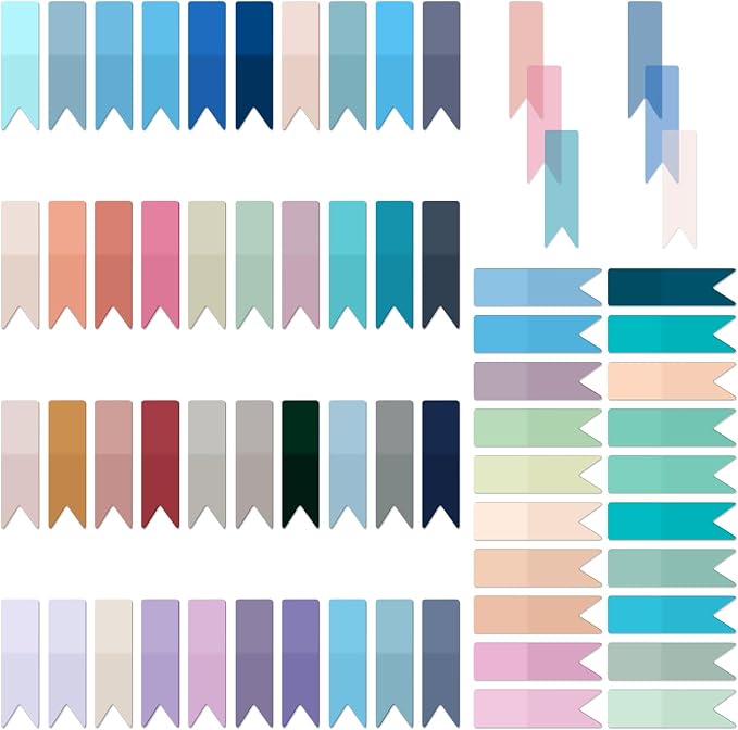 Temiary 1200 Pcs Transparent Sticky Index Tab by Temiary