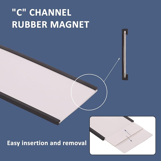 Magnetic Labels, 2x4 Inch C-Shape Magnetic Tool Box Labels, Magnetic Label - Image 5