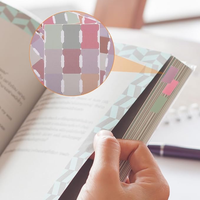 30 Sheets/360 Pieces Sticky Index Tabs, Double Sided Book Page Markers Mark - Image 7